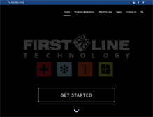Tablet Screenshot of firstlinetech.com